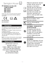 Preview for 1 page of Tarrington House MAC2320C Instruction Manual