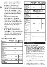 Preview for 16 page of Tarrington House MWDF5823G Operating Instructions Manual