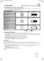 Предварительный просмотр 9 страницы Tarrington House NAGGADO Assembly Instructions Manual