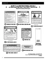 Preview for 8 page of Tarter RC104BL Operation And Assembly Manual