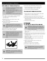 Preview for 30 page of Tarter RC104BL Operation And Assembly Manual