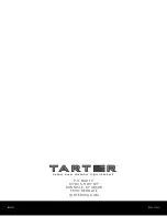 Preview for 40 page of Tarter RC104BL Operation And Assembly Manual