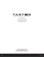 Preview for 36 page of Tarter RT205BL Operation And Assembly Manual