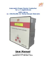 Preview for 1 page of TAS APFC-06 04 User Manual