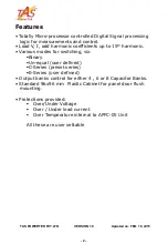 Preview for 4 page of TAS POWERTEK APFC-05 User Manual