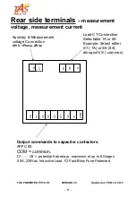 Preview for 13 page of TAS POWERTEK APFC-05 User Manual