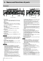 Preview for 4 page of Tascam 0US-4x4TP Reference Manual