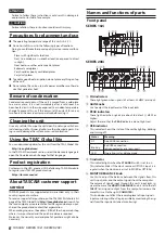 Предварительный просмотр 6 страницы Tascam 102i Series Owner'S Manual