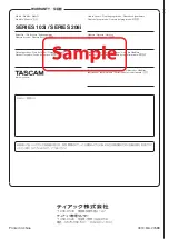 Предварительный просмотр 88 страницы Tascam 102i Series Owner'S Manual