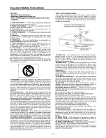 Preview for 2 page of Tascam 102MKII Owner'S Manual