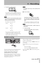 Preview for 21 page of Tascam 202mkIV Owner'S Manual