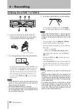 Preview for 22 page of Tascam 202mkIV Owner'S Manual