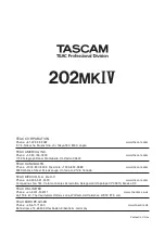 Preview for 28 page of Tascam 202mkIV Owner'S Manual