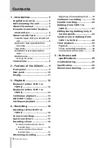 Preview for 4 page of Tascam 202mkV Owner'S Manual