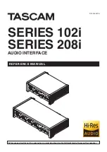 Tascam 208i Series Reference Manual предпросмотр