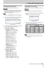 Предварительный просмотр 23 страницы Tascam 208i Series Reference Manual