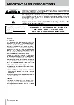 Предварительный просмотр 2 страницы Tascam 2488MKII Owner'S Manual