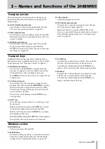 Предварительный просмотр 21 страницы Tascam 2488MKII Owner'S Manual