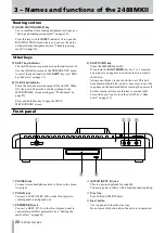 Предварительный просмотр 22 страницы Tascam 2488MKII Owner'S Manual