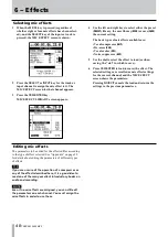 Предварительный просмотр 40 страницы Tascam 2488MKII Owner'S Manual