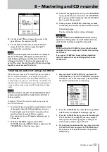 Предварительный просмотр 73 страницы Tascam 2488MKII Owner'S Manual