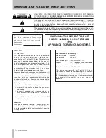 Preview for 2 page of Tascam 2488neo Owner'S Manual