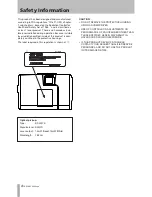 Preview for 4 page of Tascam 2488neo Owner'S Manual