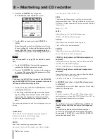 Preview for 72 page of Tascam 2488neo Owner'S Manual