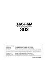 Предварительный просмотр 20 страницы Tascam 302 Owner'S Manual