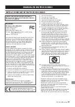 Preview for 35 page of Tascam 8p Dyna Series Owner'S Manual