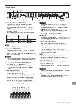 Preview for 41 page of Tascam 8p Dyna Series Owner'S Manual