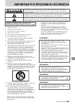 Preview for 207 page of Tascam BD-MP4K Owner'S Manual