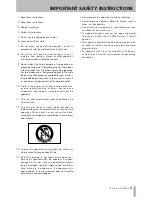 Предварительный просмотр 3 страницы Tascam CC-222MK Owner'S Manual