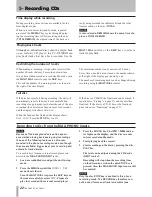 Предварительный просмотр 22 страницы Tascam CC-222MK Owner'S Manual