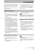 Предварительный просмотр 23 страницы Tascam CC-222MK Owner'S Manual