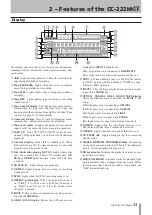 Предварительный просмотр 13 страницы Tascam CC-222MKIV Owner'S Manual