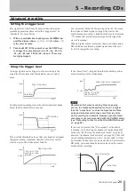 Предварительный просмотр 25 страницы Tascam CC-222MKIV Owner'S Manual