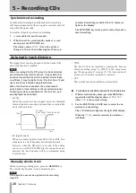 Предварительный просмотр 26 страницы Tascam CC-222MKIV Owner'S Manual