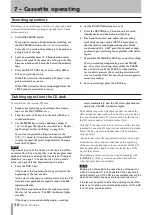 Preview for 30 page of Tascam CC-222SL Owner'S Manual