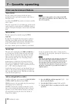 Preview for 32 page of Tascam CC-222SL Owner'S Manual