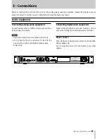 Preview for 9 page of Tascam CD-01U Professional Owner'S Manual