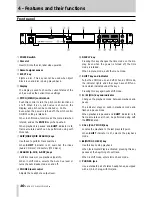 Preview for 10 page of Tascam CD-01U Professional Owner'S Manual