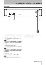 Предварительный просмотр 11 страницы Tascam CD-160MK Owner'S Manual