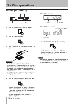 Preview for 14 page of Tascam CD-160MK Owner'S Manual