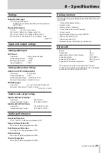 Preview for 29 page of Tascam CD-200BT Owner'S Manual