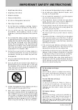 Preview for 3 page of Tascam CD-200i Owner'S Manual