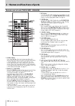 Предварительный просмотр 14 страницы Tascam CD-200SB Owner'S Manual