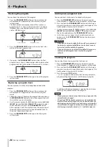 Предварительный просмотр 26 страницы Tascam CD-200SB Owner'S Manual