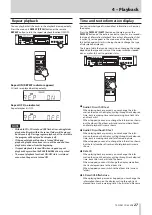 Предварительный просмотр 27 страницы Tascam CD-200SB Owner'S Manual