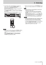 Preview for 31 page of Tascam CD-200SB Owner'S Manual